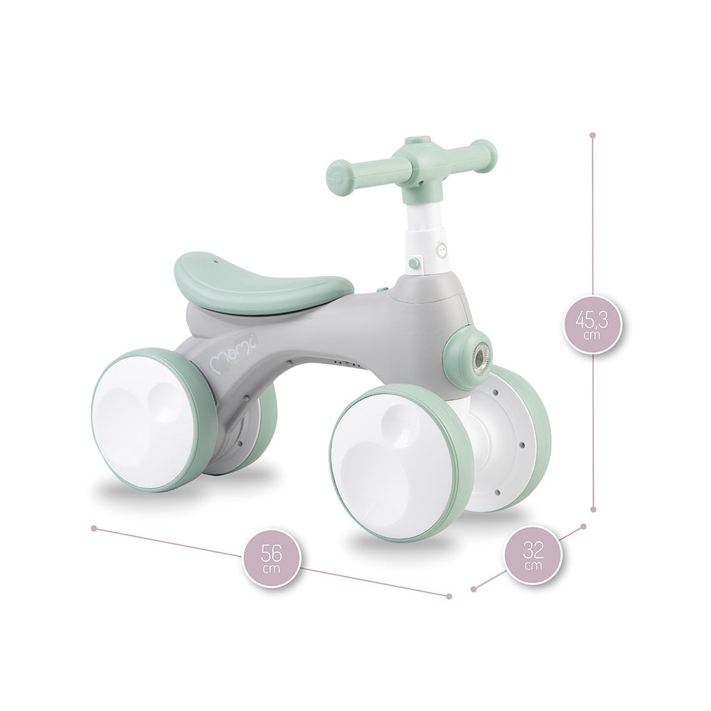 Bicicleta cu lumini, sunet si difuzor de balonase, Momi Tobis