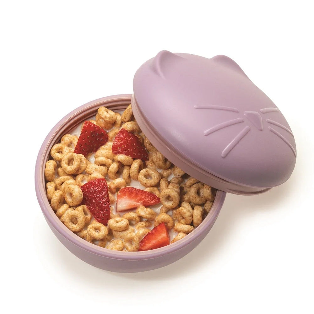 Castronel Pisica din silicon cu capac si tacumuri