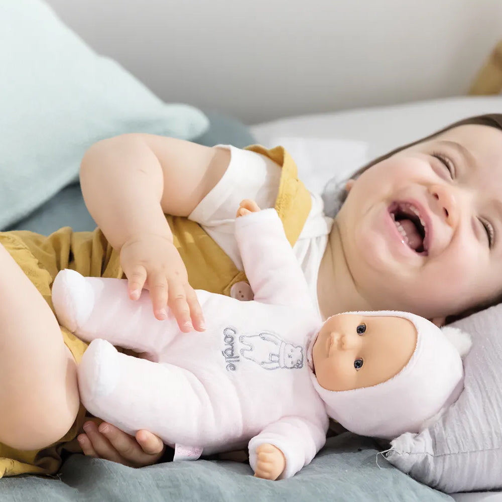 Sweet Heart Bear Pink, papusa pentru bebelusi.