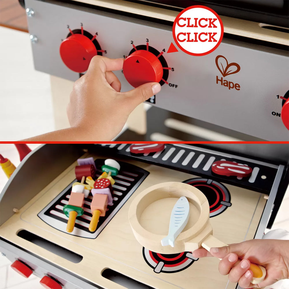Gratar BBQ din lemn cu 20 accesorii, Hape
