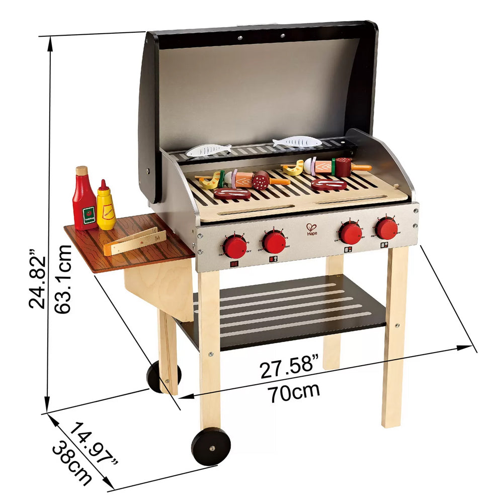 Gratar BBQ din lemn cu 20 accesorii, Hape