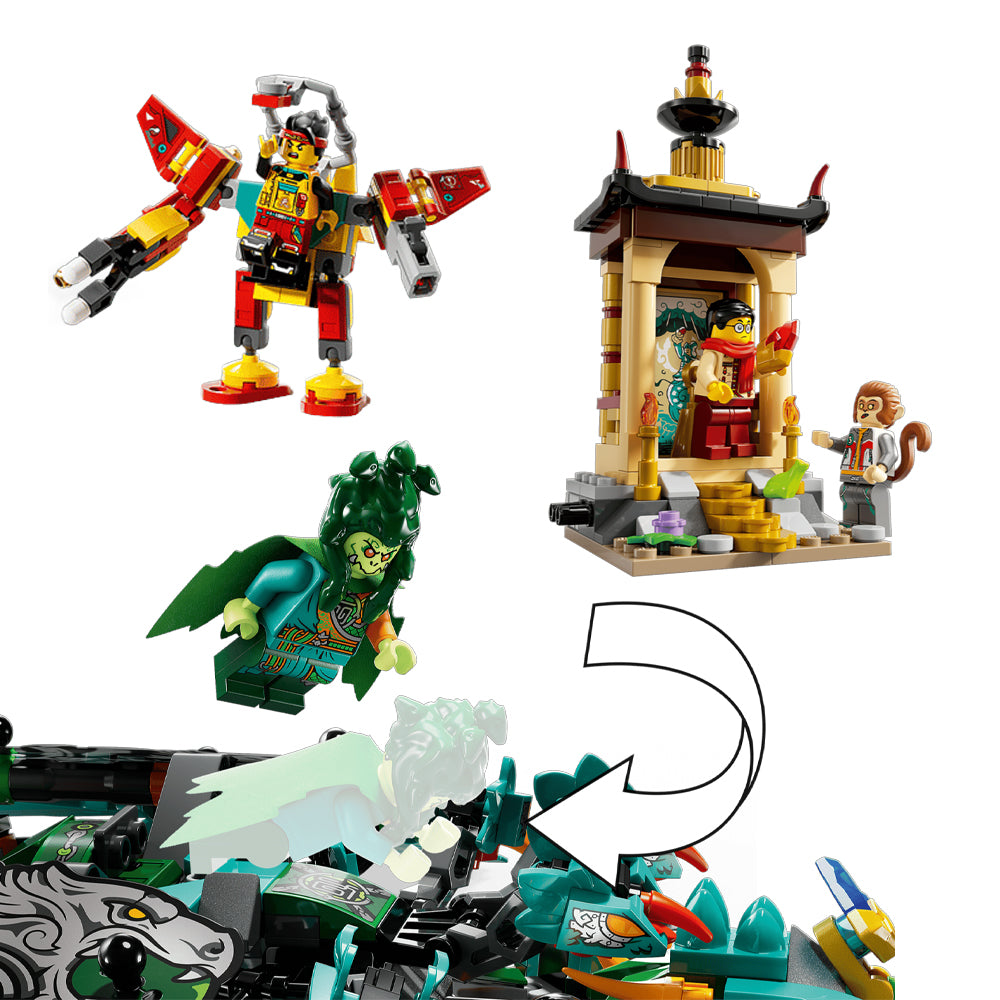 LEGO® Monkie Kid - Bestia cu noua capete