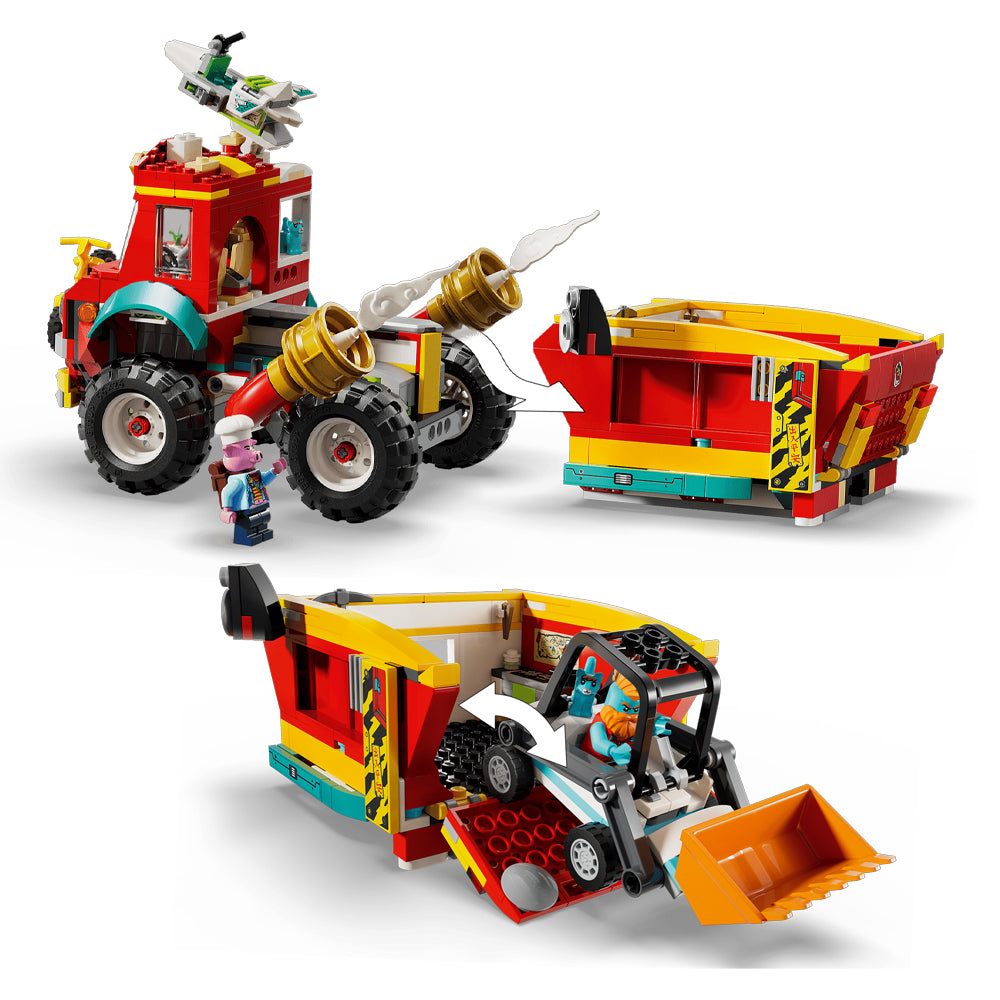 LEGO® Monkie Kid - Camionul electric al echipei lui Monkie Kid