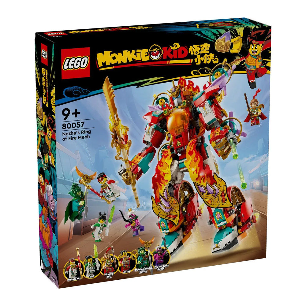LEGO® Monkie Kid - Robotul cu inel de foc al lui Nezha