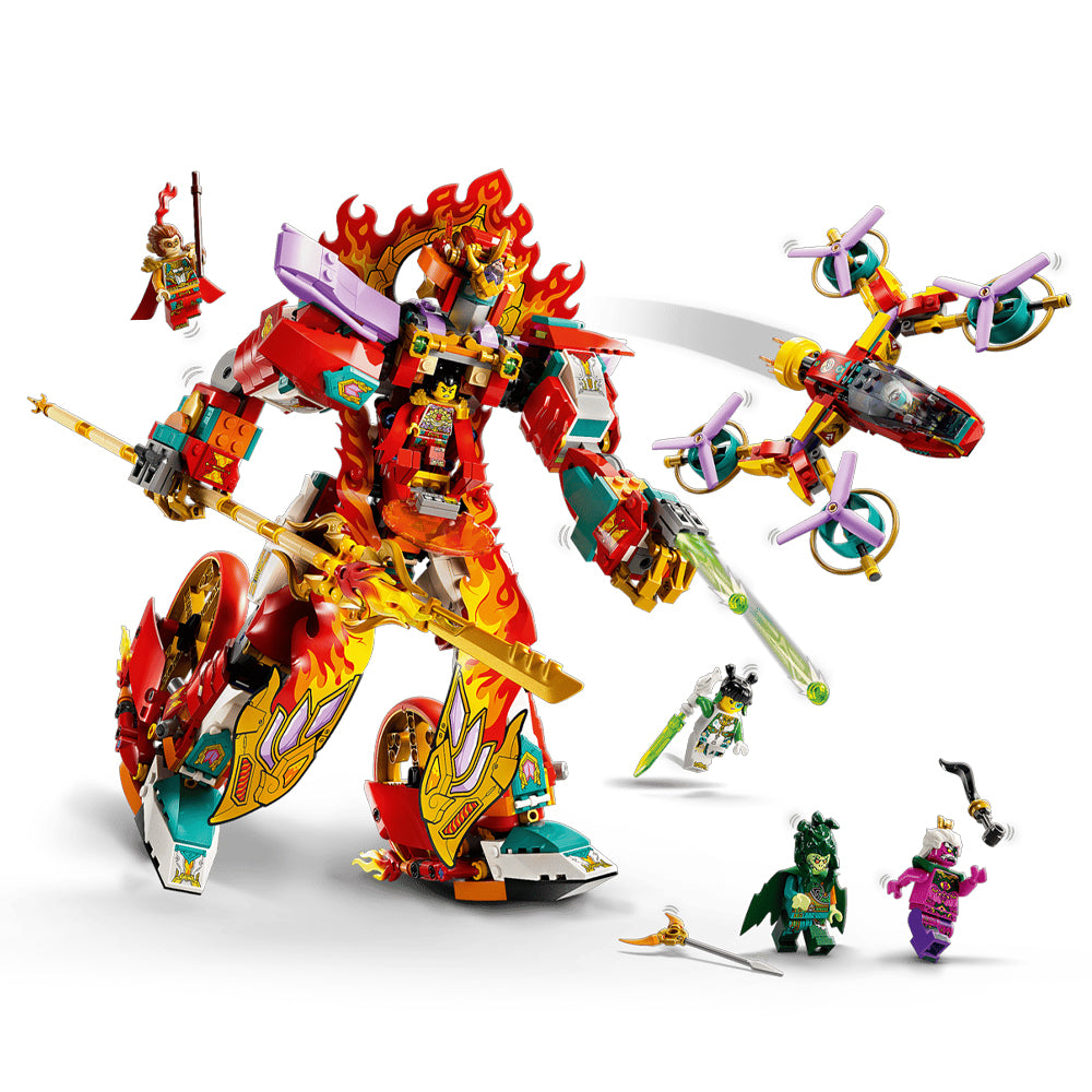 LEGO® Monkie Kid - Robotul cu inel de foc al lui Nezha