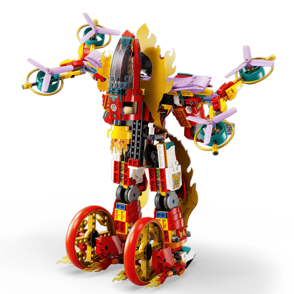 LEGO® Monkie Kid - Robotul cu inel de foc al lui Nezha