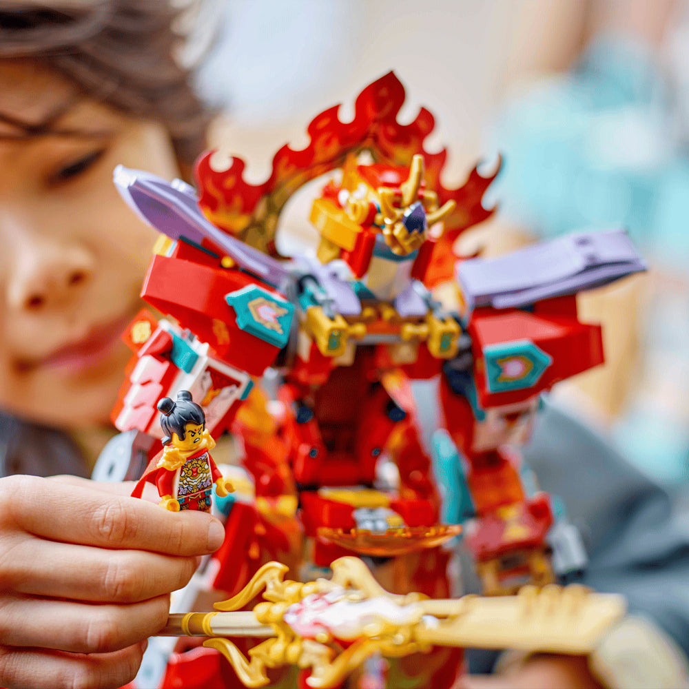 LEGO® Monkie Kid - Robotul cu inel de foc al lui Nezha