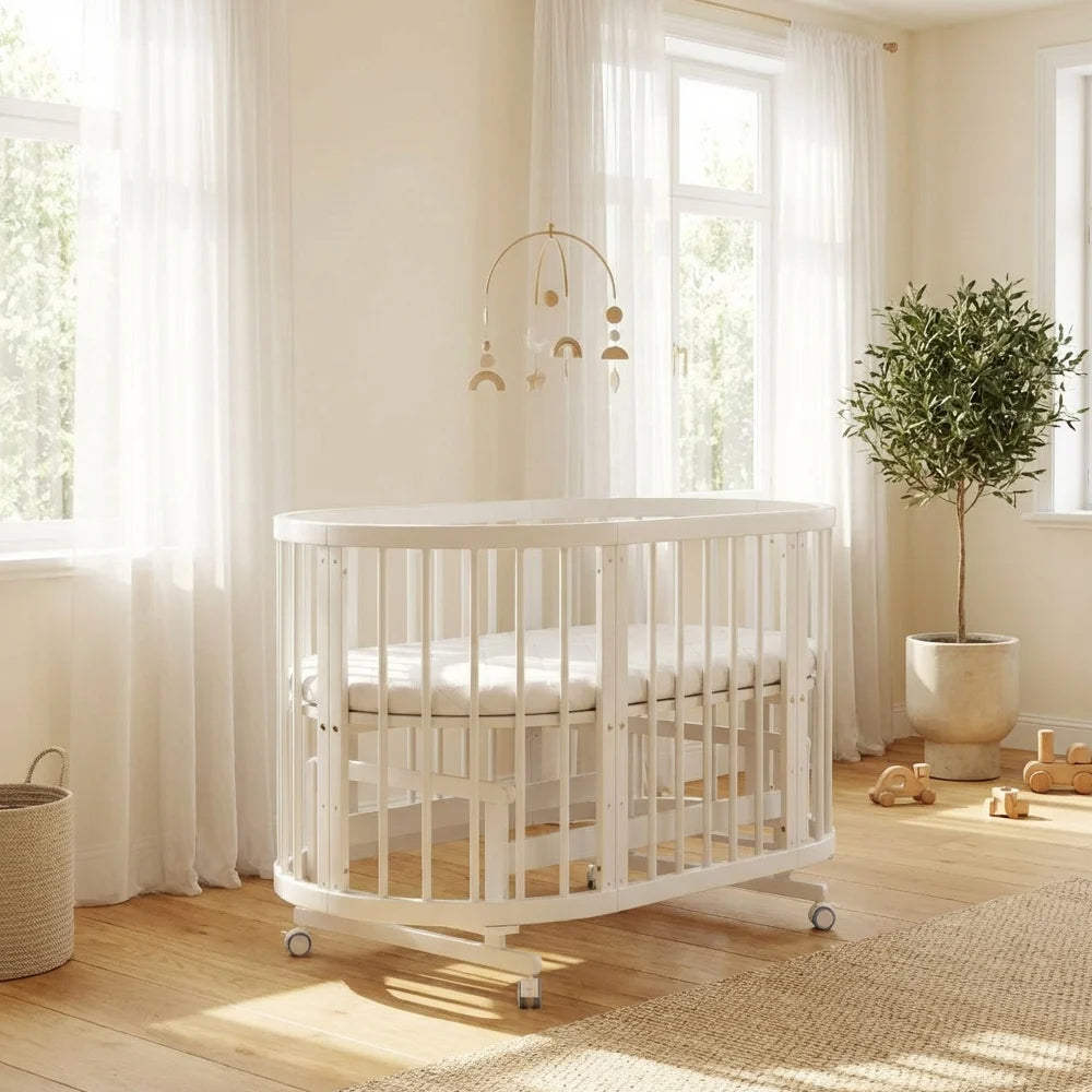 Pat rotund, evolutiv, pentru bebelusi, Craft 9 in 1. Saltele incluse!