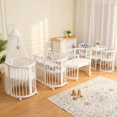 Pat rotund, evolutiv, pentru bebelusi, Craft 9 in 1. Saltele incluse!