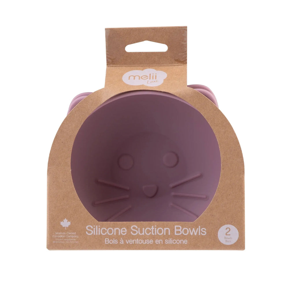 Set 2 castranele Pisica, cu ventuza din silicon