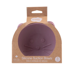 Set 2 castranele Pisica, cu ventuza din silicon