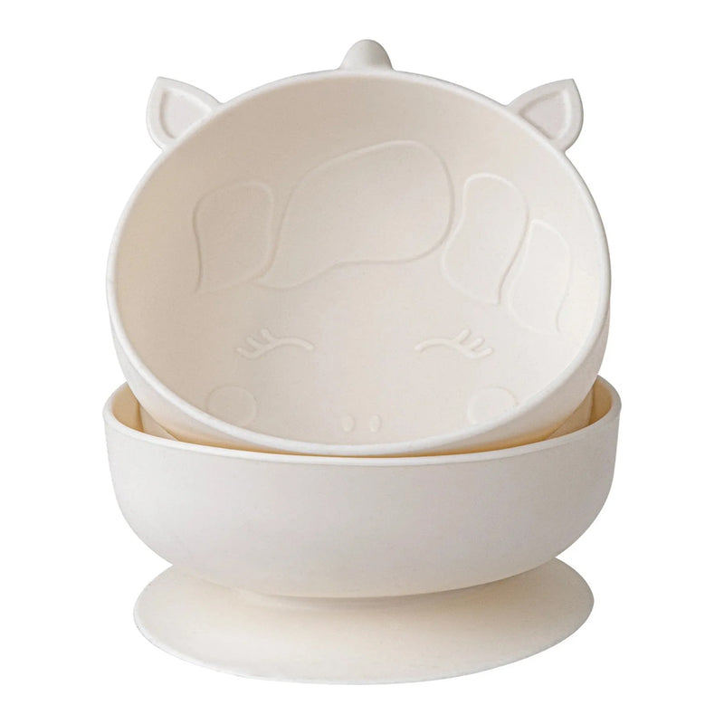 Set 2 castranele Unicorn, cu ventuza din silicon