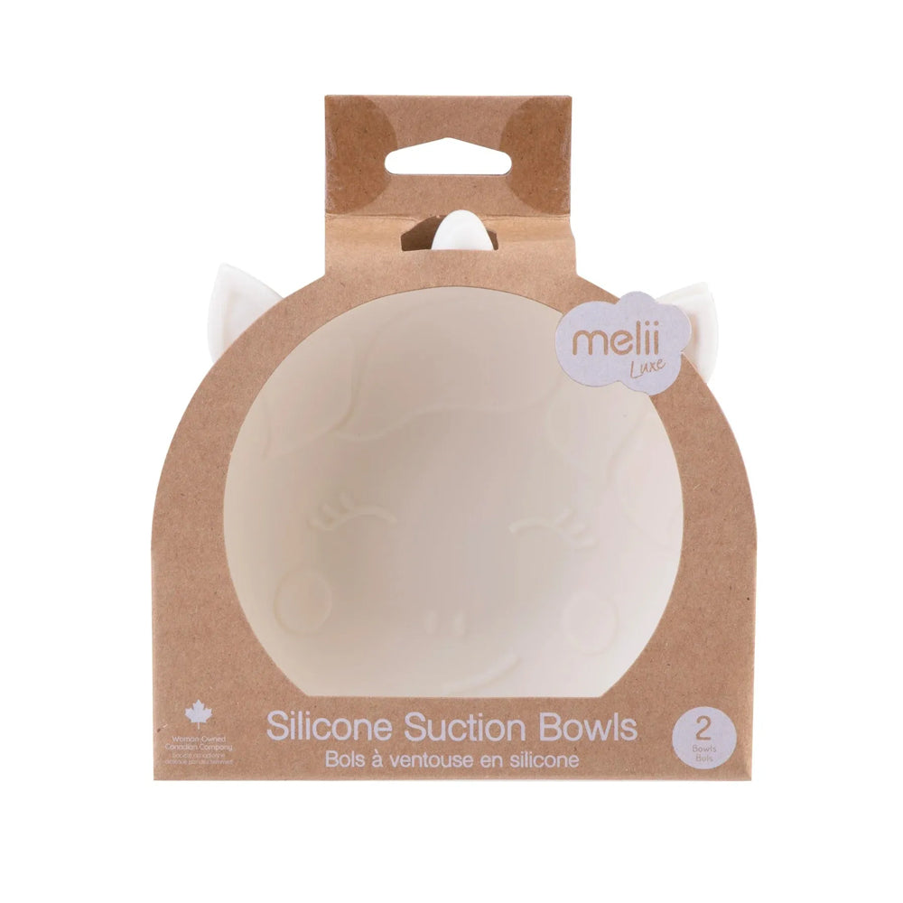 Set 2 castranele Unicorn, cu ventuza din silicon