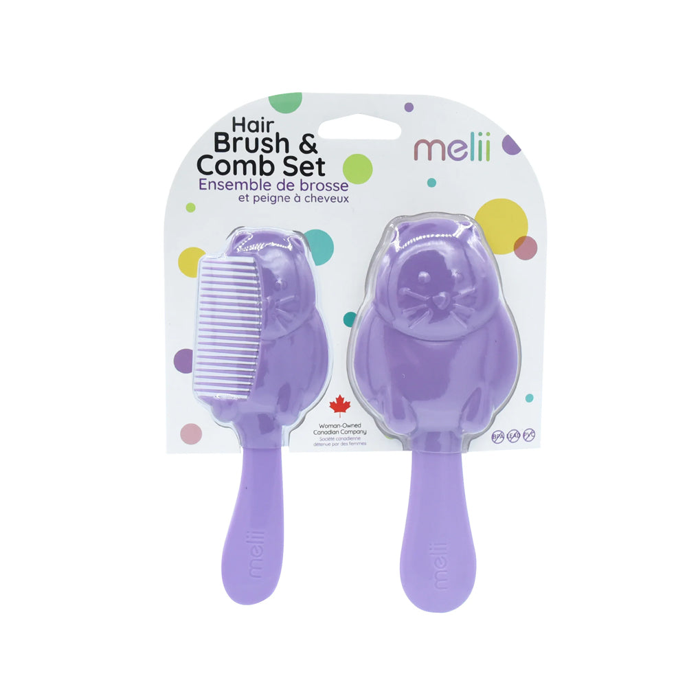 Set pieptan + perie pentru bebe, Melii