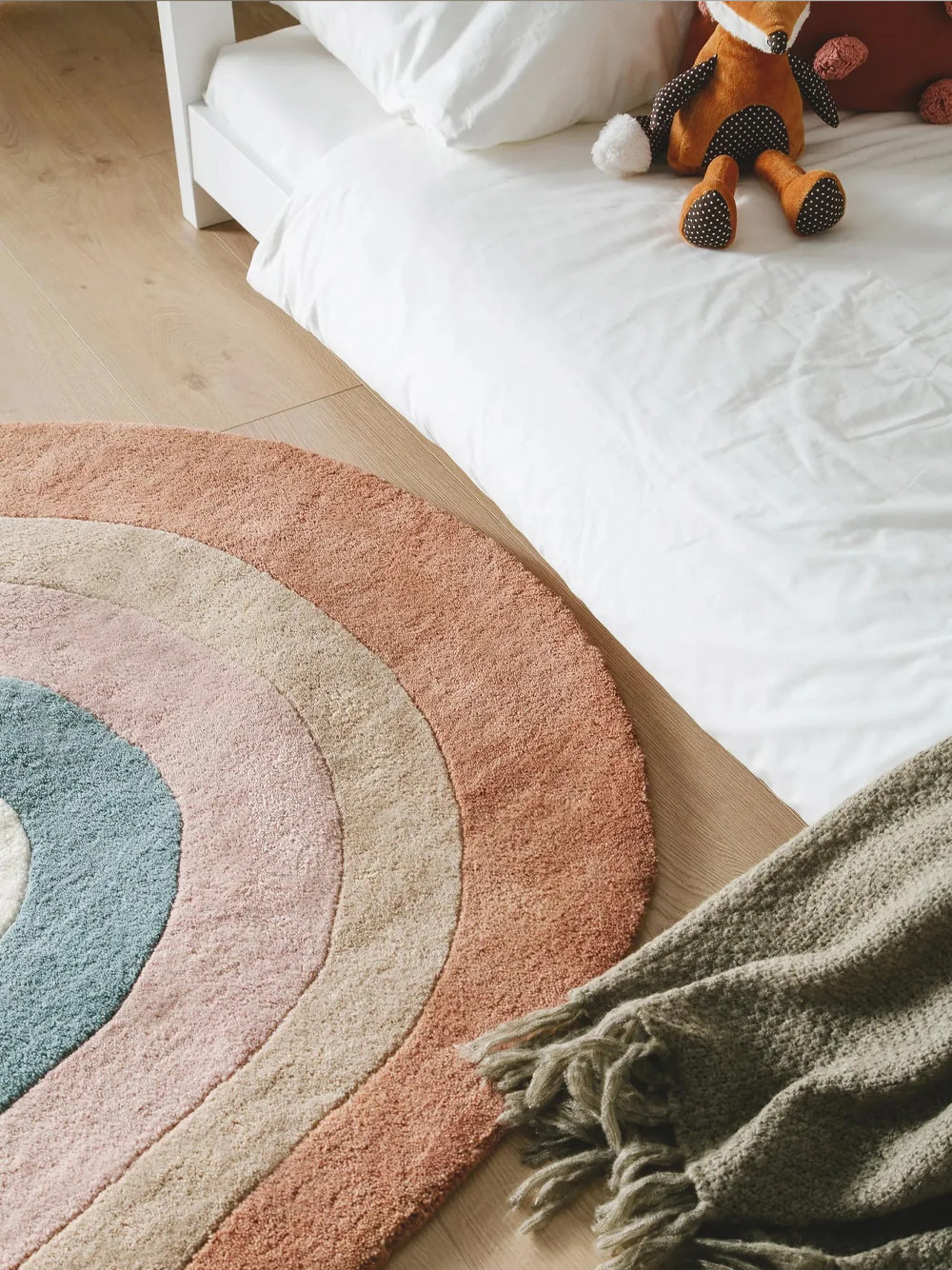 Covor din lana 100% - Curcubeu