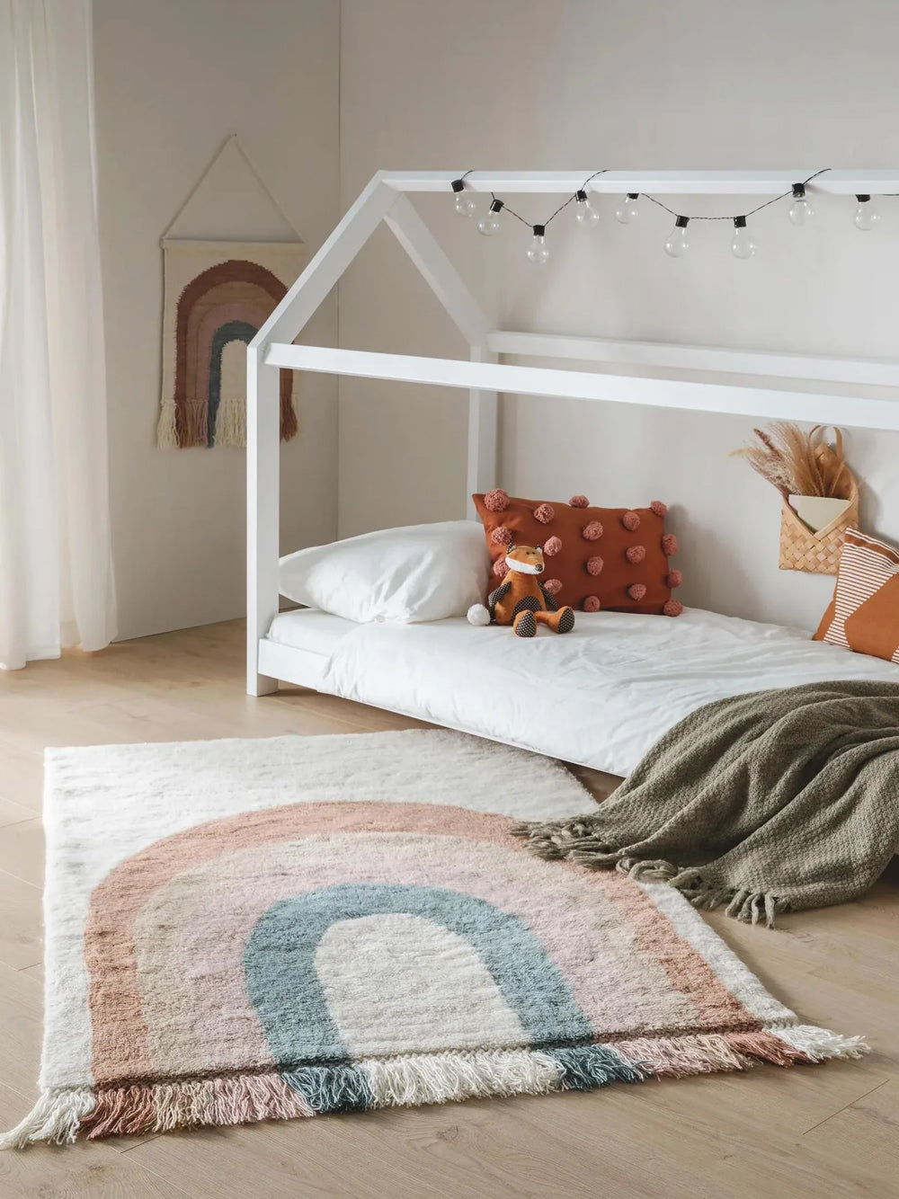 Covor din lana 100% - Curcubeu