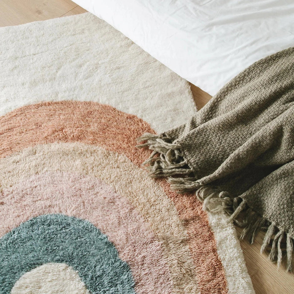 Covor din lana 100% - Curcubeu