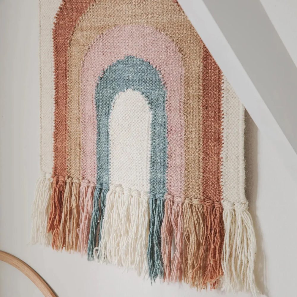 Curcubeu - decorațiune textilă de perete