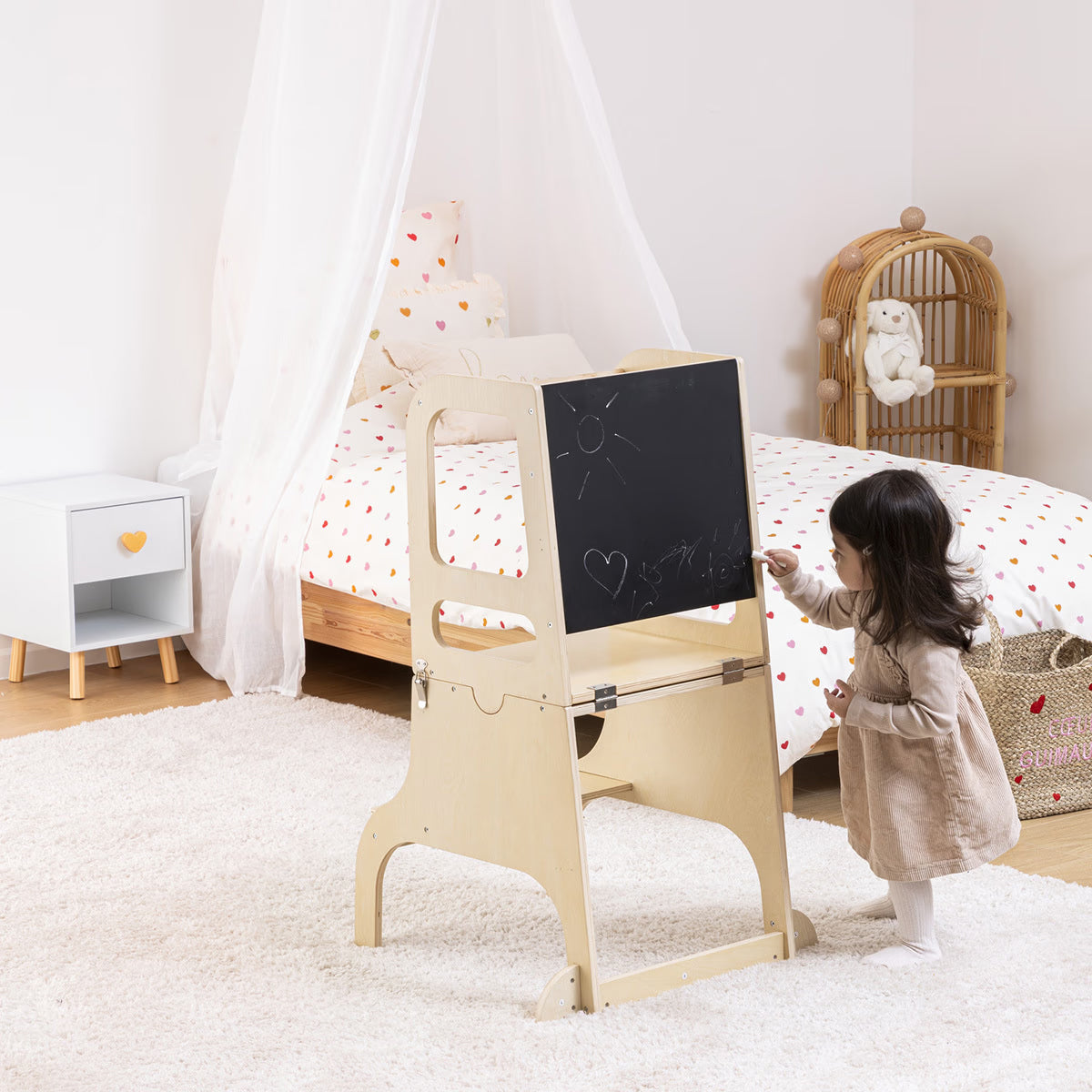 Turn de invatare transformabil, Alba