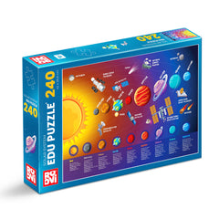 Edu Puzzle Sistemul Solar, 240 piese