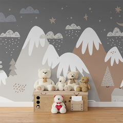 Munte Scandinave - Fototapet