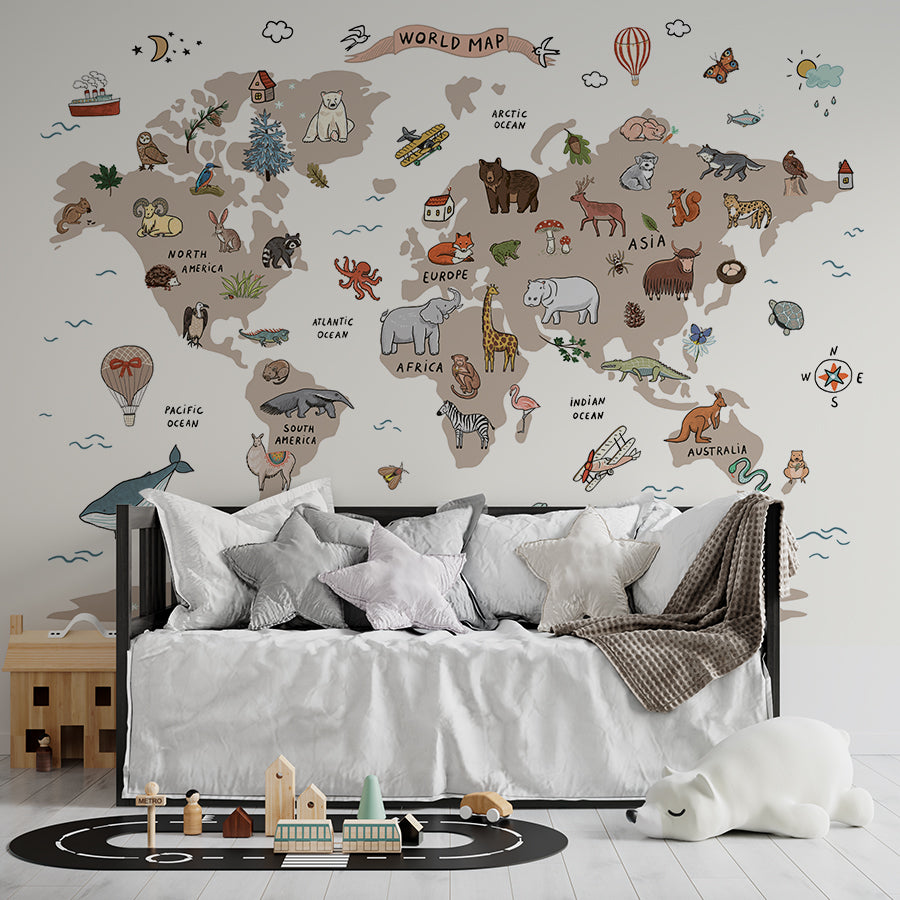 Harta Lumii (IV) - Fototapet