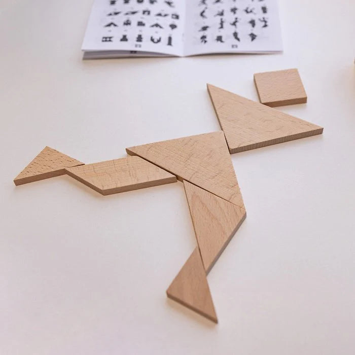 Joc Tangram, 7 piese – Joc tip puzzle