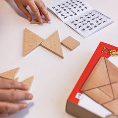 Joc Tangram, 7 piese – Joc tip puzzle