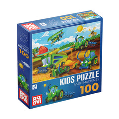 Puzzle Agro Machines – Puzzle copii, 100 piese