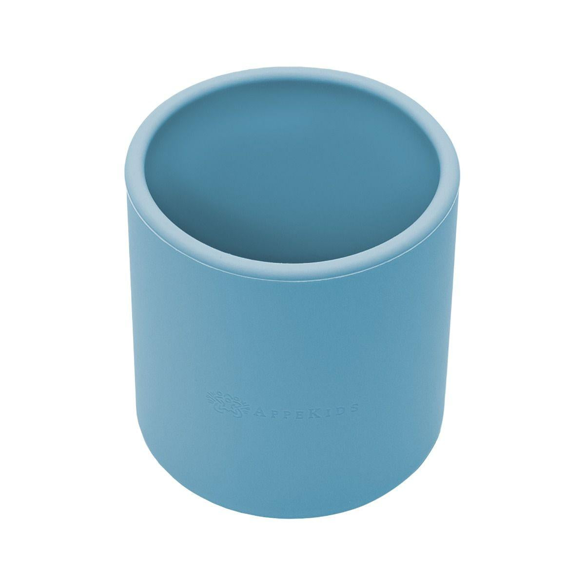 Pahar din silicon, AppeKids, Aqua Blue