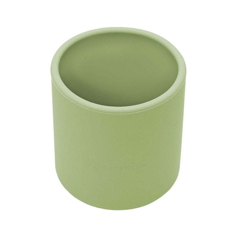 Pahar din silicon, AppeKids, Raw Green