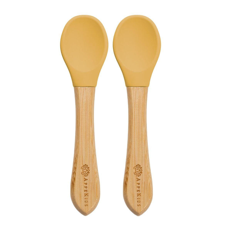 Set lingurite din bambus, AppeKids, Honey