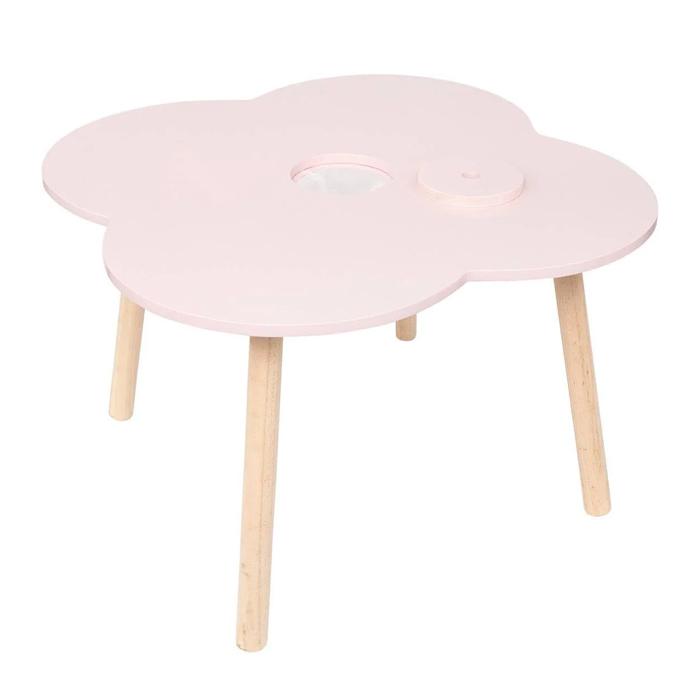 Set masa si scaun Flower Roz