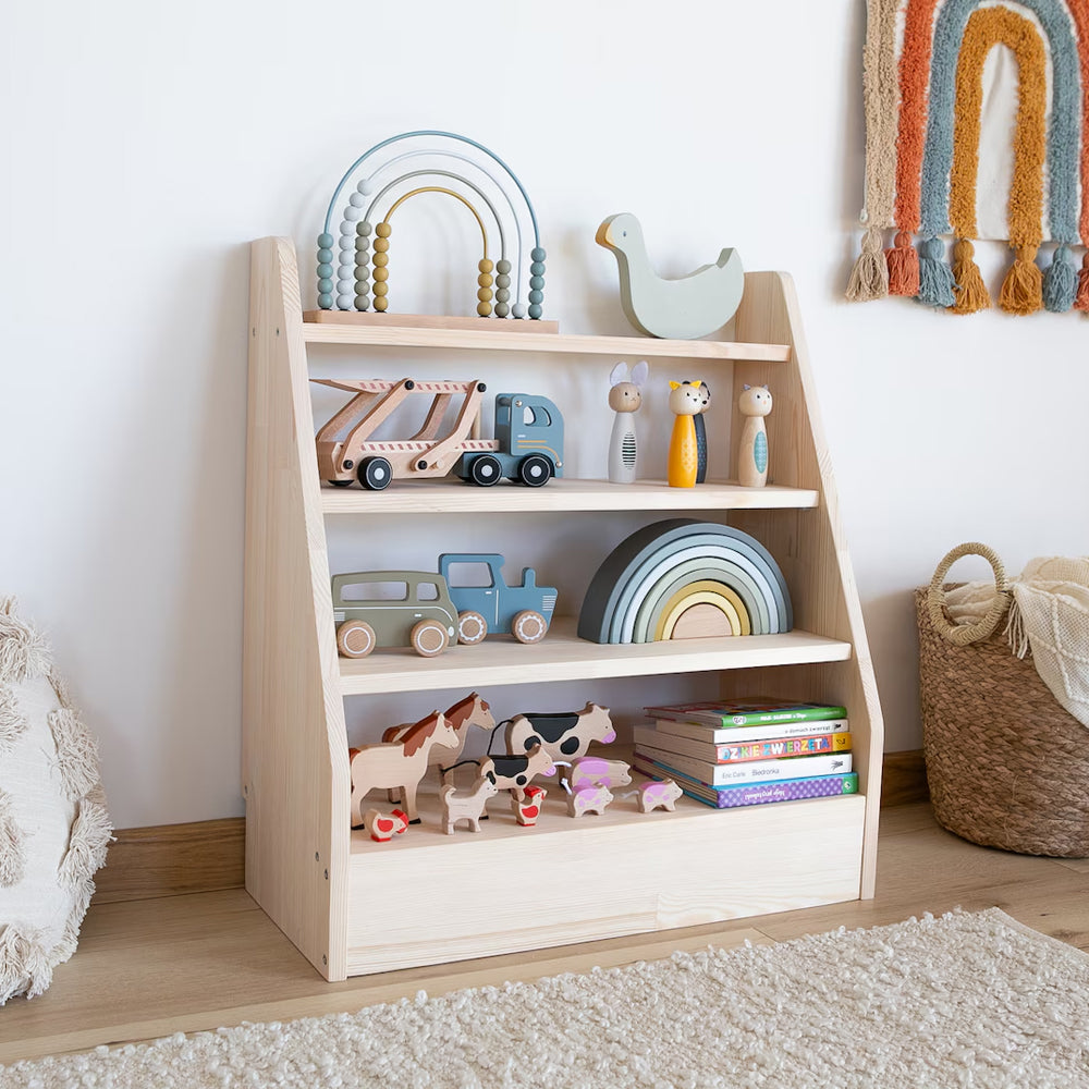Etajera Tadalah Montessori pentru jucării