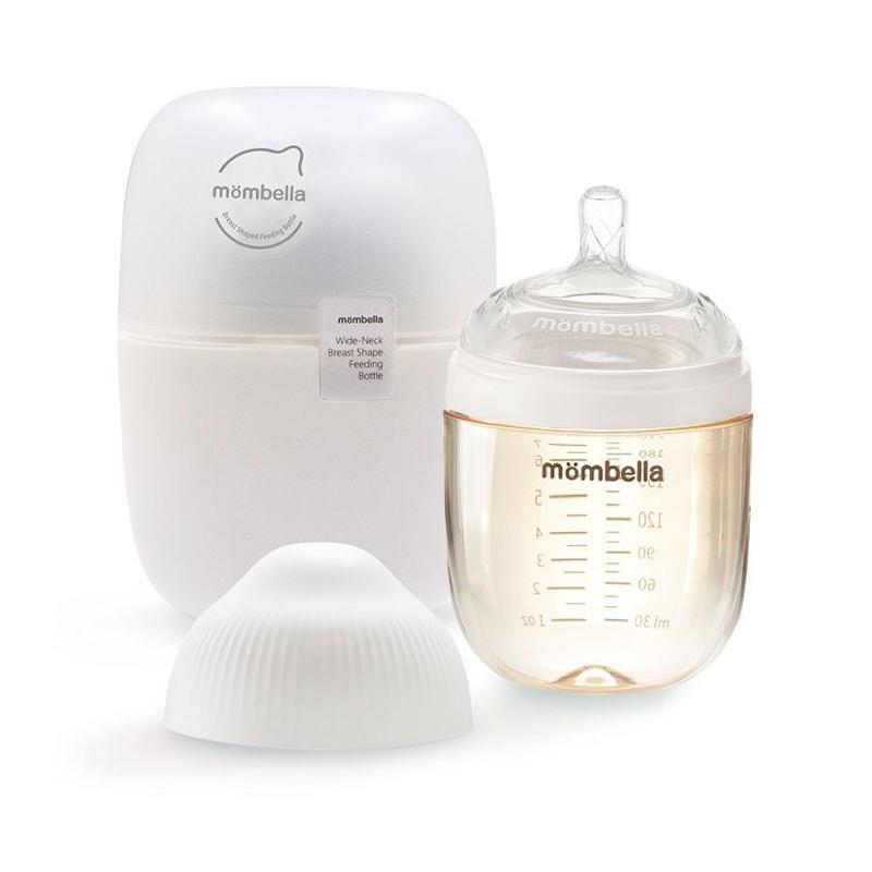  Biberon Anticolici Mombella Breast-Like, 200ml - Ivory