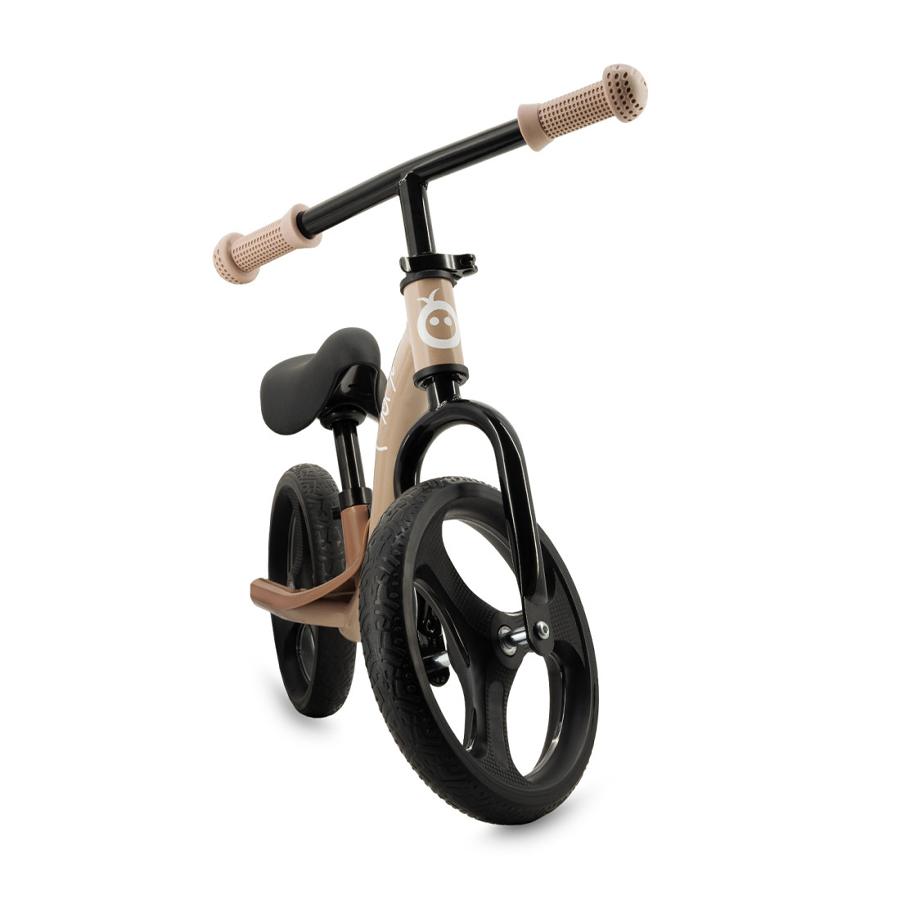 Bicicleta fara pedale cu roti led, Momi Isoka - Beige - 6588