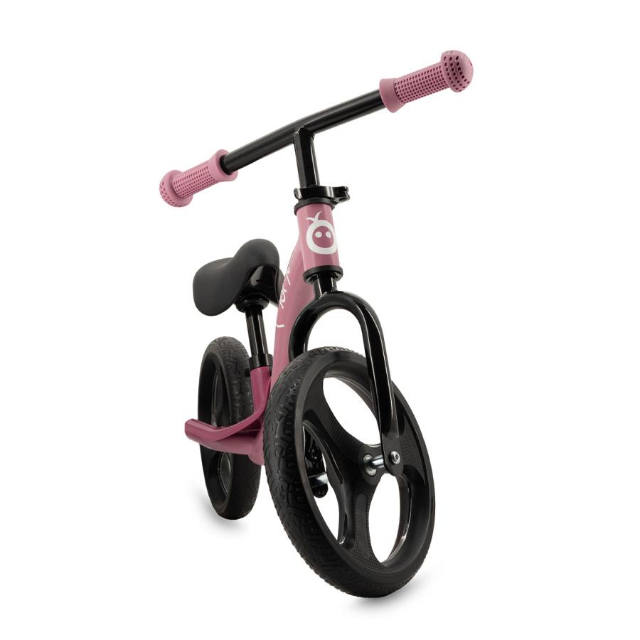 Bicicleta fara pedale cu roti led, Momi Isoka - Roz - 6815