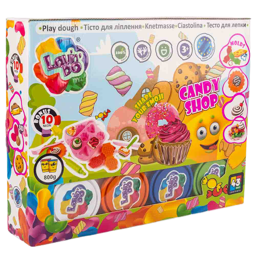  CANDY SHOP 2 -  plastilina, accesorii si jucarie pentru modelaj