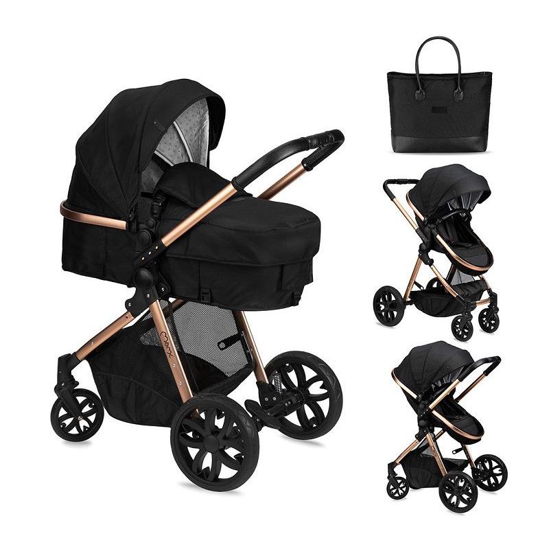  Carucior transformabil 2in1 Momi Limuru - Black