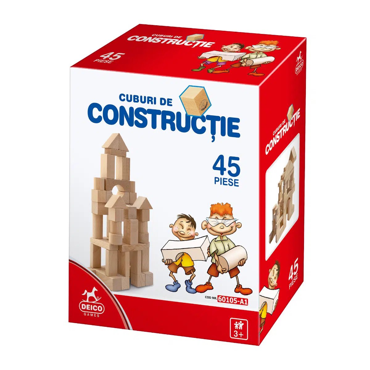  Cuburi de construcție  – 45 piese
