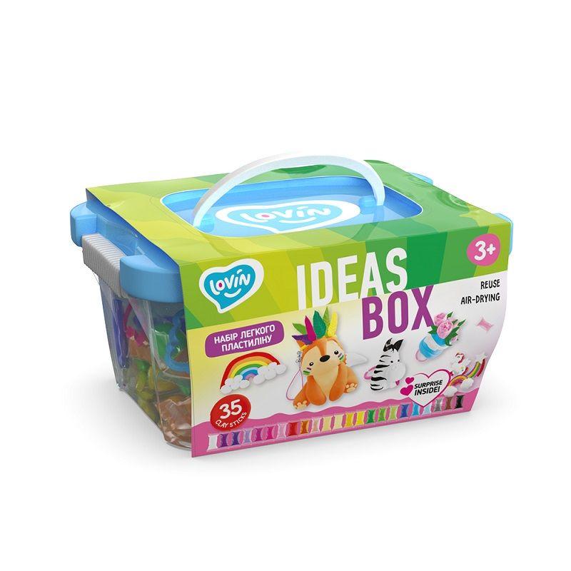  Ideas Box - Set de creatie cu argila usoara, Lovin'Do