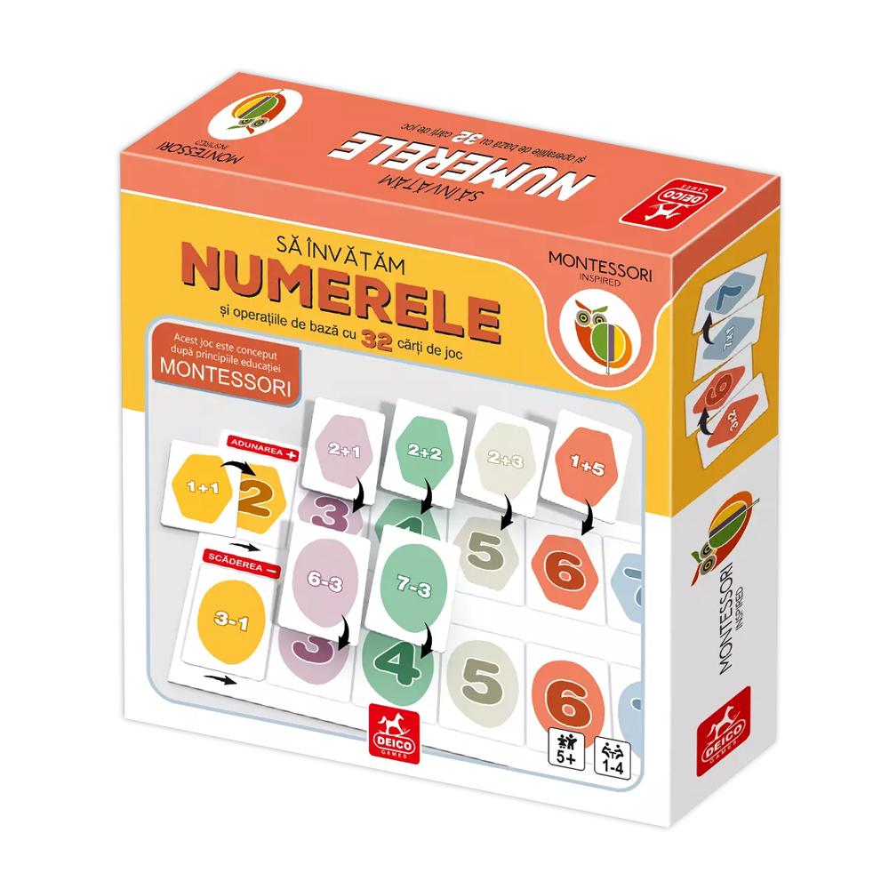  Joc educativ Montessori – Să învățăm litere/numerele și semne