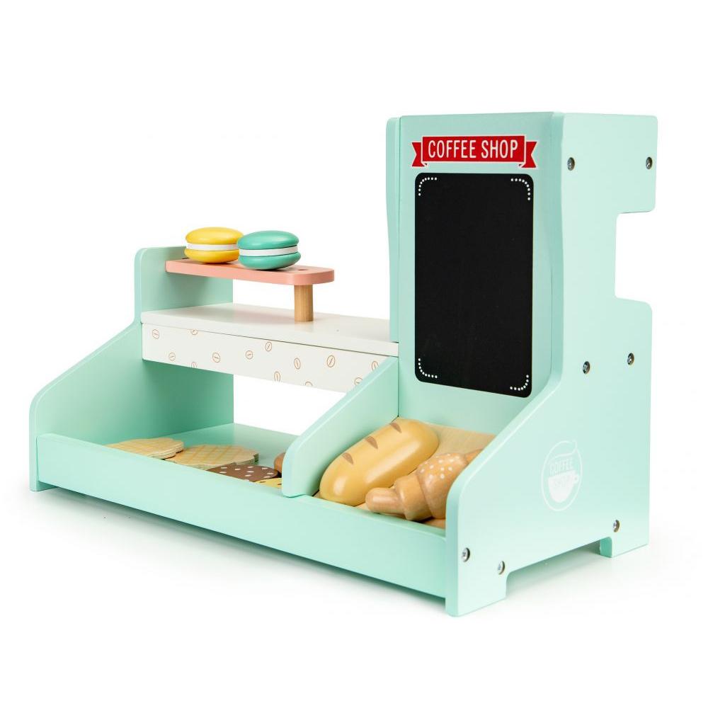 Mini Bucatarie din lemn, cafenea, cofetarie, EcoToys - 4131