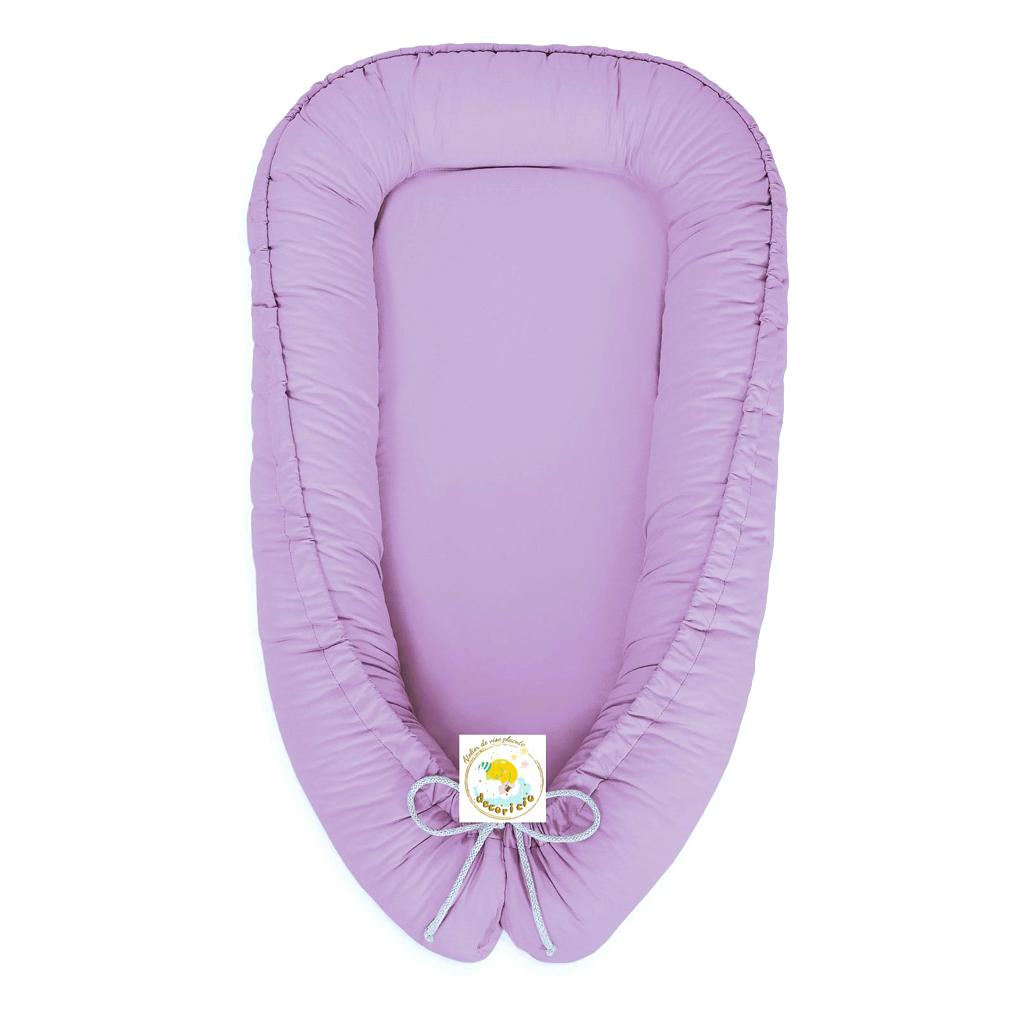  PURPLE UNI - babynest bumbac