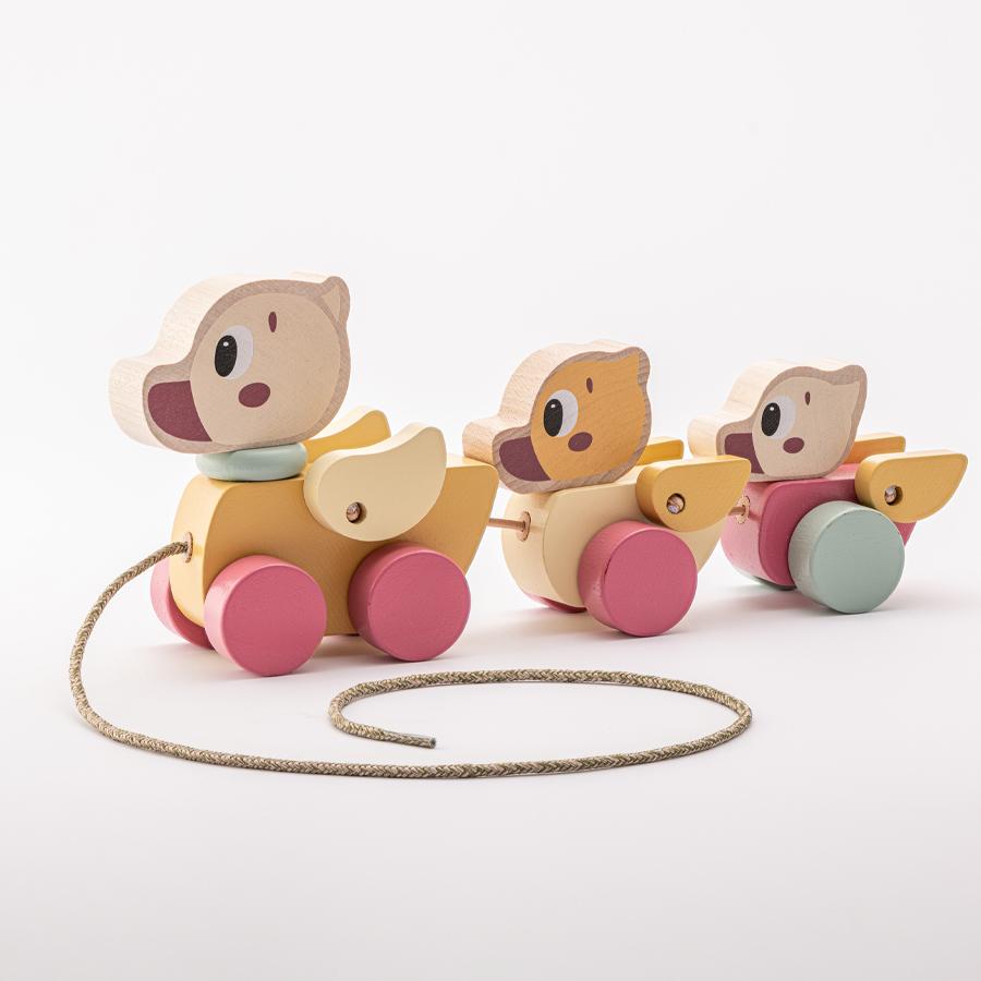 Rățuștele mele - Pastel - jucărie din lemn Cubika  - 7102