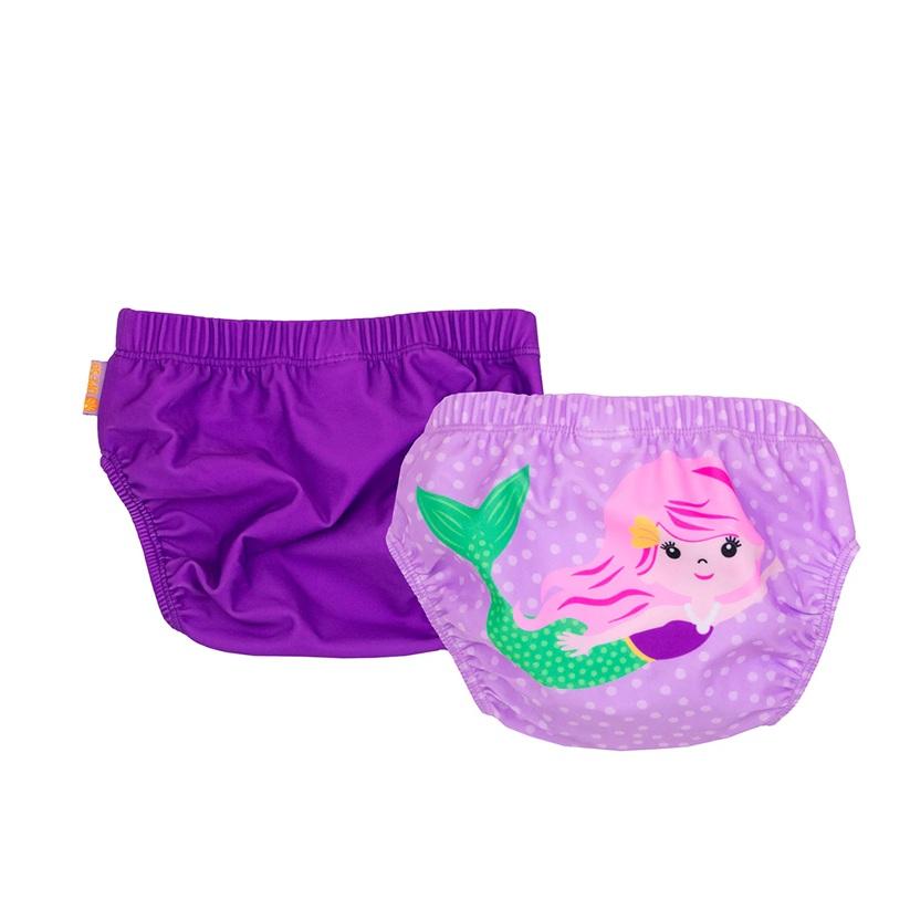  Set 2 chilotei de baie impermeabili, Zoocchini, UPF50+, Sirena