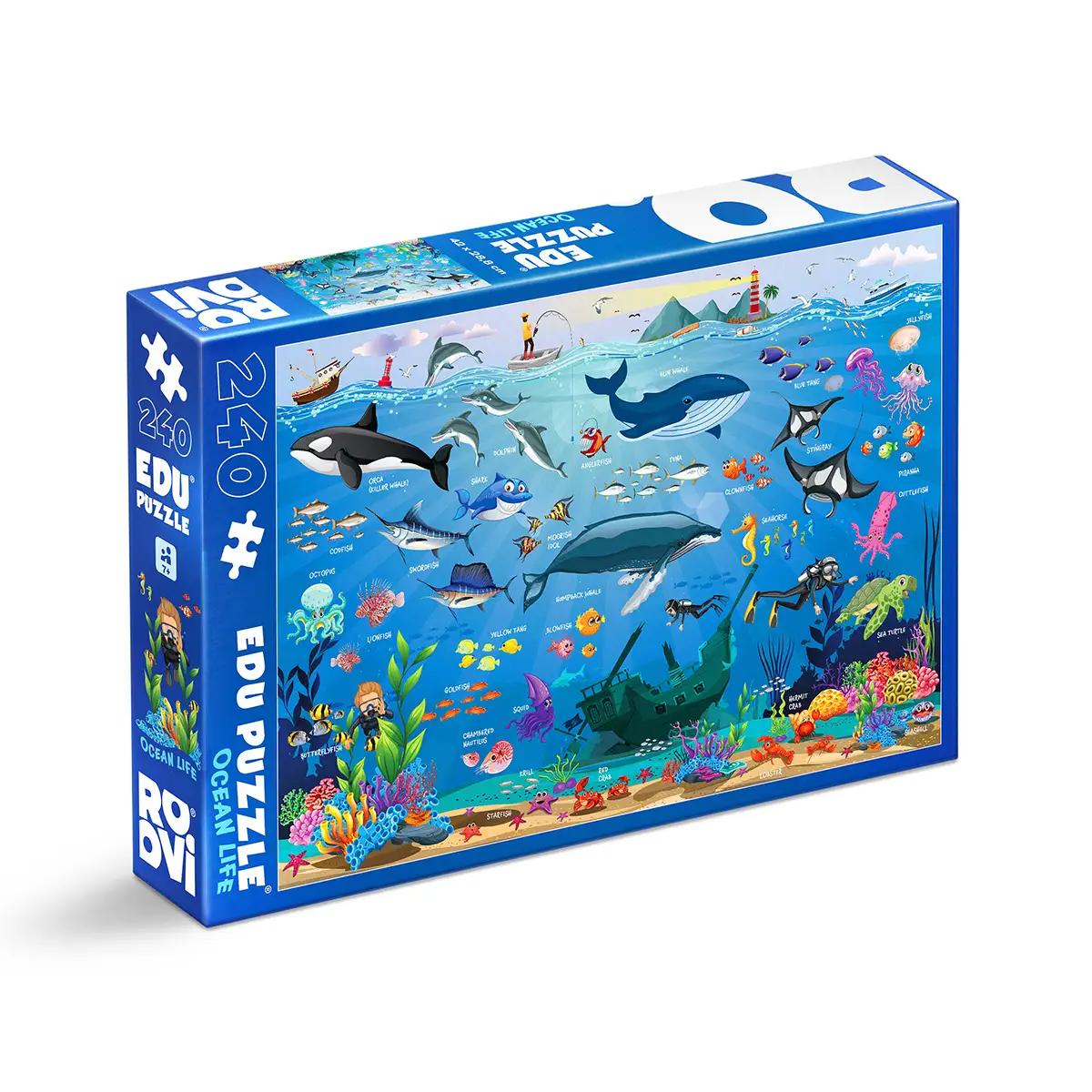  Viața în Ocean - puzzle educativ 240 piese